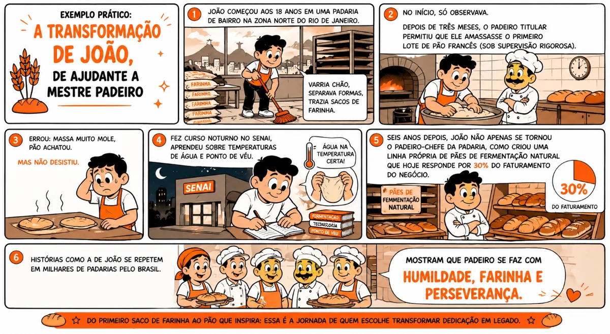 como ser padeiro