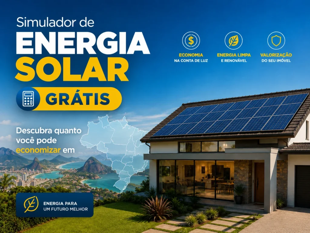 Simulador de Energia Solar Grátis