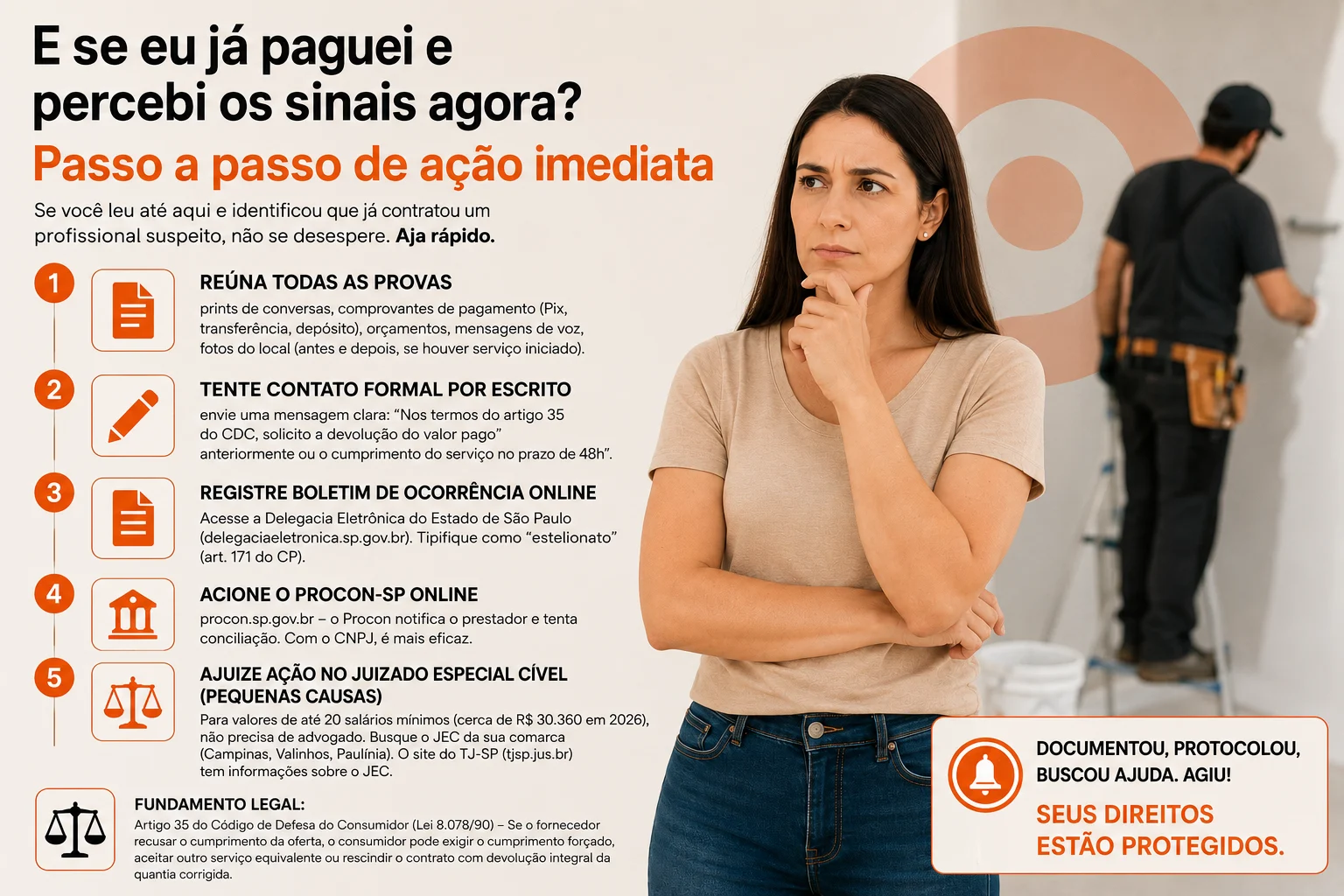 como denunciar prestador golpista